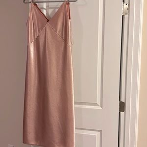 NWOT Vince blush slip dress. Size M. Never worn.